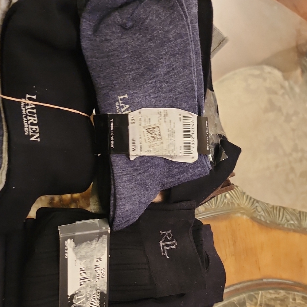 Ralph Lauren Black and Blue Socks
